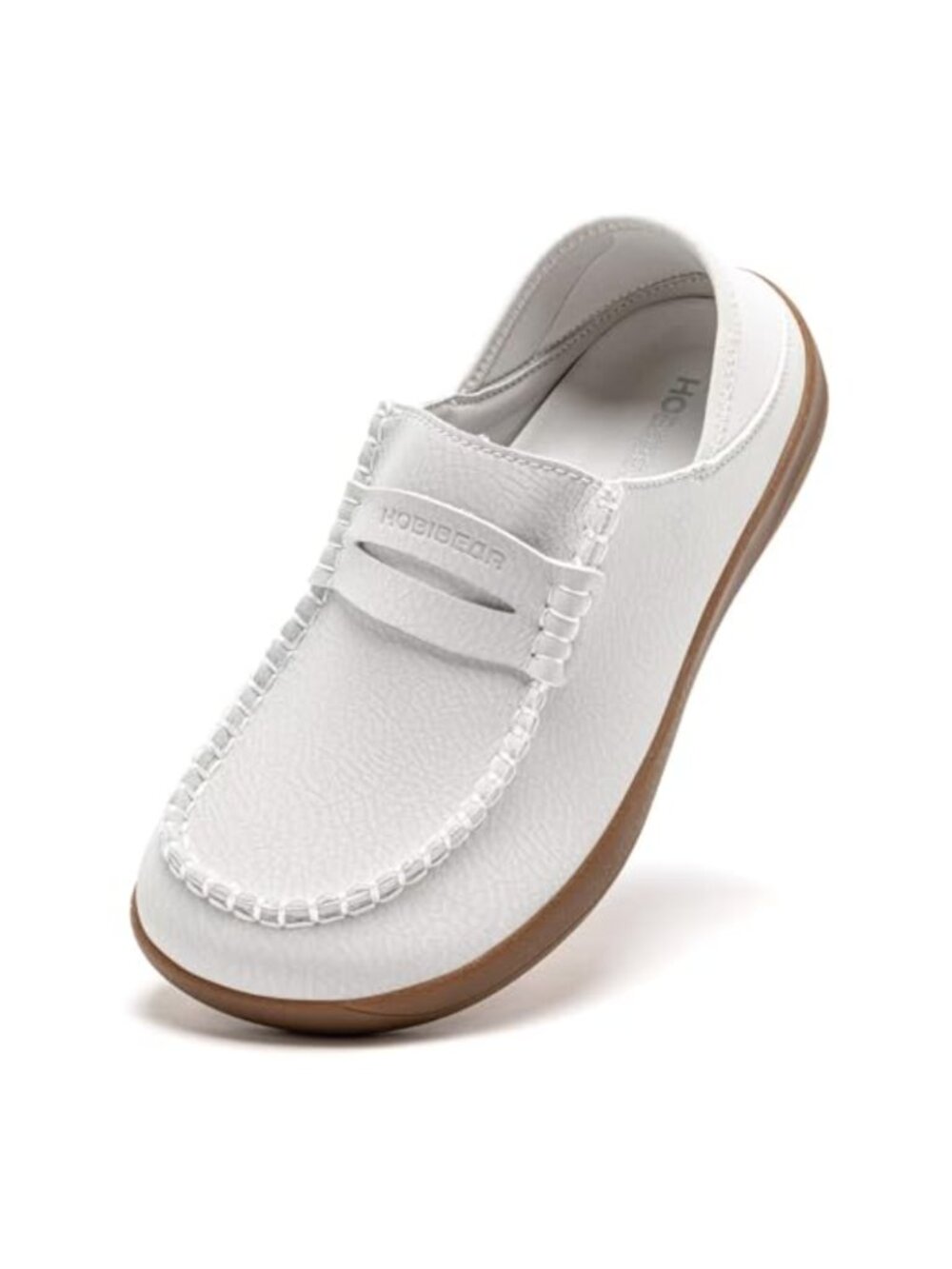 Leather Mary Jane Flats Wide Toe Box Barefoot Comfort Slip-On Shoes